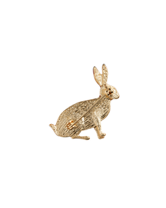 Fable - Enamel Rabbit Brooch