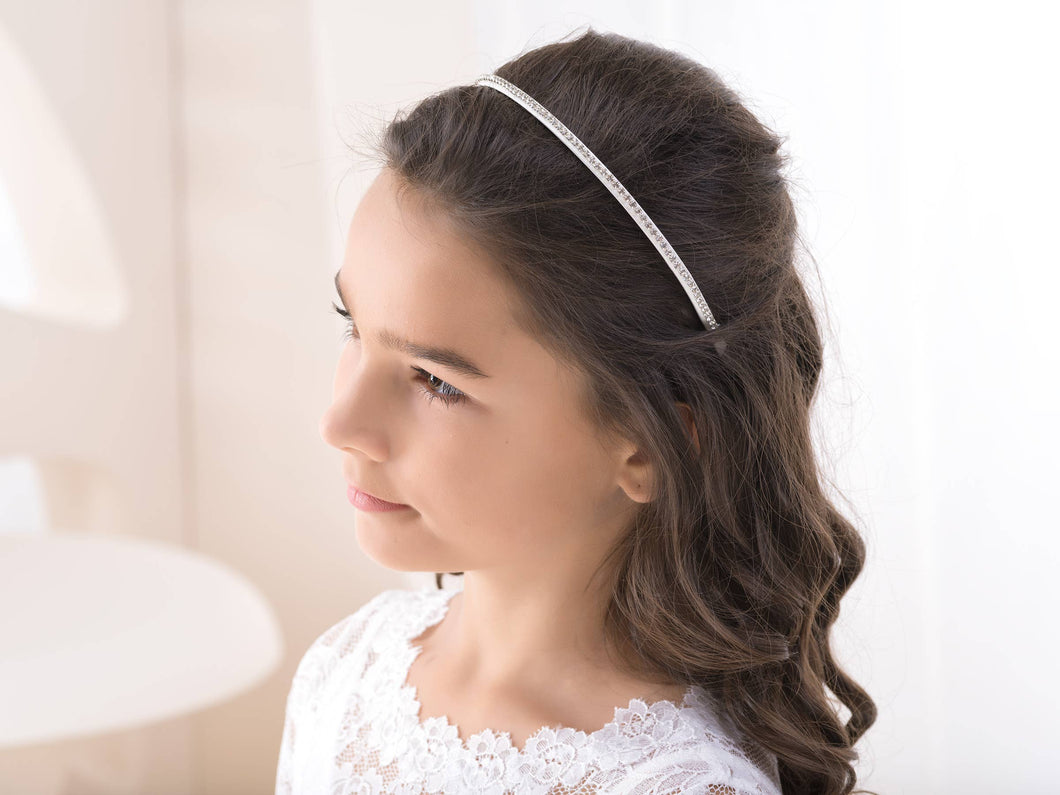 Bajabella - W44 Girls headband, White