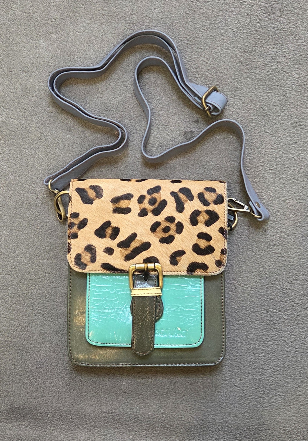 Soruka Hanna Crossbody Leather Bag Print 83023
