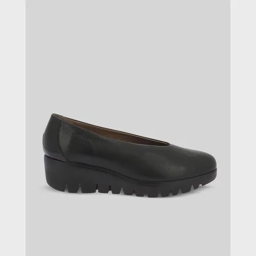 Wonders FLY Court Shoes C-33100 Leather Black