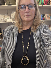 SMS50 Sparkle Mode Gold & Black Necklace