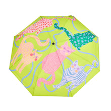 Original Duckhead - Lime Eco friendly Arty Cats Duck Umbrella