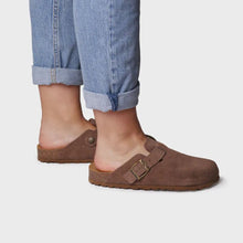 Toni Pons -  Women's clog in suede with buckle - GEMINA-QT - Taupe