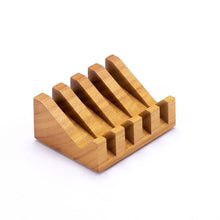 The Black Stuff - Diagonal Teak Soap Dish