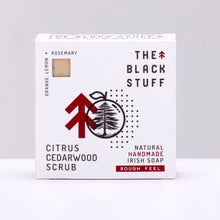 The Black Stuff - Citrus Cedarwood Scrub Soap