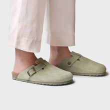 Toni Pons -  Women's clog in suede with buckle - GEMINA-QT - Mint