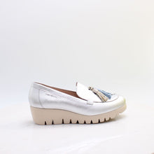 Wonders C-33350 FLY52 Silver Loafers