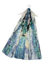 Fashion Scarf - Manet 'Jeanne Demarsy'/Monet 'Water Lily' Reversible Silk Scarf SC-8125