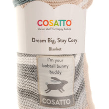 Cosatto Bobtail Knitted Stripe Blanket BLAN5683