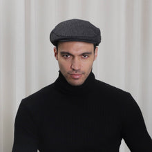 Celtic Ore Crafts - HAT-003 Tweed Cap Grey Herringbone