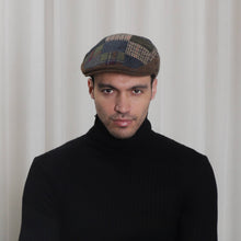Celtic Ore Crafts - HAT-006 Countryman Tweed Cap Check Patchwork