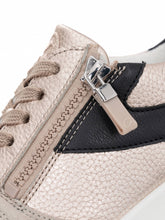 Ara New York Sneakers Beige/Black with zip 12-25112