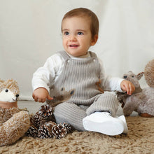 FS Baby - 16262 - Dungarees + t-shirt long sleeve - Organic cotton - Offwhite/brown