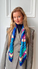 Celtic Ore Crafts - IRS-036B Polysilk Scarf Trinity Blue/ Pink