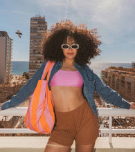 Notabag - Orange/Pink Stripes