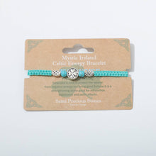 Celtic Ore Crafts - Shamrock Turquoise Bracelet IRB-022C