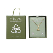 Celtic Ore Crafts - EIR-008P Plain Trinity Pendant Gold Plate: Gold / One Size