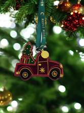Maple Moon - Felt & Fabric Velvet beaded Truck