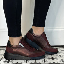 Wonders E-6780 KYOTO 70 Wine with zip trainers