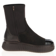 Wonders A-5207 Suede/Leather Coffee Boots
