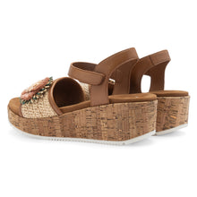 Ara 12-51506-09 Rimini Sandals - Cognac/Natural
