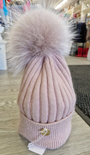 Arabella Cashmere Hat with detachable Pom Pom
