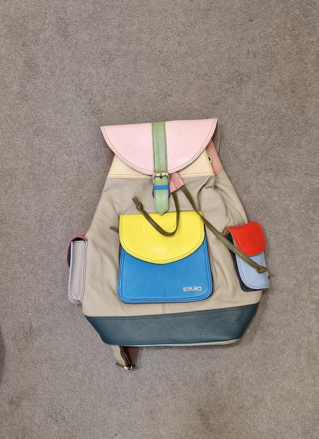 Soruka Blake Leather Backpack 047010