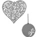 Woodstock Flourish Chime - Heart FLHE