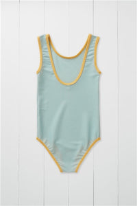 Grass & Air - Pistachio Ribbed Kids Swimsuit