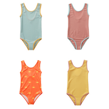 Grass & Air - Pistachio Ribbed Kids Swimsuit