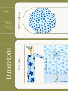 Original Duckhead Floral Rain Eco-Friendly Umbrella