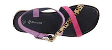 Soruka Astra Pink/Multi Leather Sandals 75011