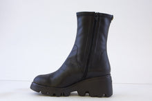 Wonders G-7017 Black Leather Sock Lightweight Boots