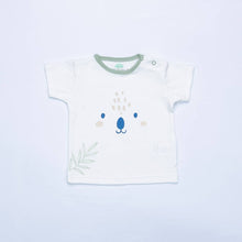 FS Baby - 16856 - Organic cotton - T-shirt + shorts - Offwhite/green