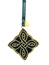 Maple Moon - Felt and Fabric Velvet Celtic Knot