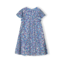 Minoti - 44650 Sequin Party Dress, Blue, A-Line Flared Sleeves