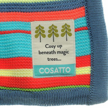 Cosatto Knitted Stripe Blanket - Multi Colour BLAN0220