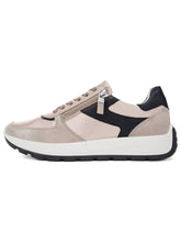 Ara New York Sneakers Beige/Black with zip 12-25112
