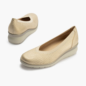 Pitillos 10373 Gold Leather Shoe