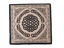 Celtic Ore Crafts - IRS-036C Polysilk Scarf Celtic Cream/Black