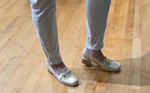 Pitillos 10480 Gold Leather Loafers