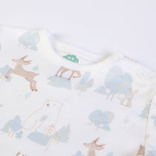 FS Baby - 16600 - Dungarees + t-shirt - Organic cotton  Offwhite/brown
