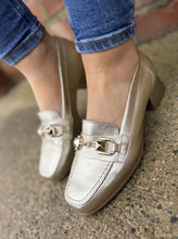 Pitillos 10480 Gold Leather Loafers