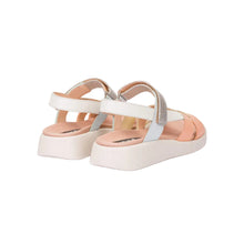 Wonders C-6552 MAR 52 Melon/Vanilla/Silver Leather Sandals