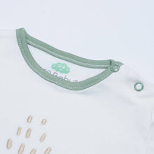 FS Baby - 16856 - Organic cotton - T-shirt + shorts - Offwhite/green