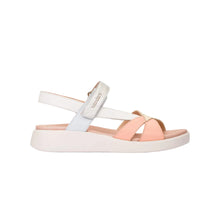 Wonders C-6552 MAR 52 Melon/Vanilla/Silver Leather Sandals