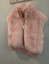 Arabella Faux Fur Knitted Cuff Lined Gilet