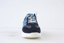 Wonders - RACER Leather A-2476 Navy/Sky Blue Trainers