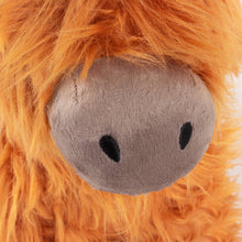 Riva Home - Highland Cow Shaggy Door Stop Orange