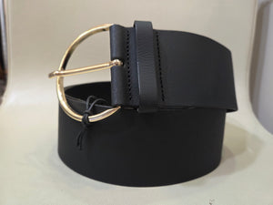 Vanzetti 60mm Leather Belt Black 5772A6781-0790